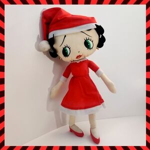 Vintage Betty Boop "Christmas Betty" Plush (2005)